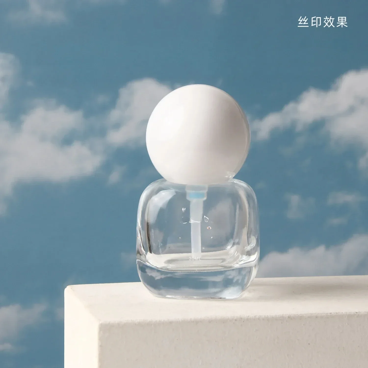 Flacone Spray per profumo da 30ML per Dispenser di colonia vuoto trasparente da viaggio spruzzatore portatile in vetro per cosmetici Toner Lottle glassato