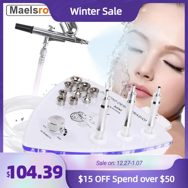 

Diamond Dermabrasion Exfoliation Machine Nano Moisturizing Water Sprayer Remove Blackhead Wrinkle Facial Peeling Machine