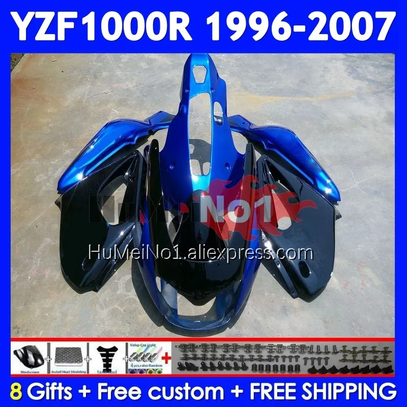 Thunderace For YAMAHA YZF 1000R YZF1000R 96 97 98 99 00 01 354No.27 YZF-1000R 2002 2003 2004 2005 2006 Blue black 2007 Fairing