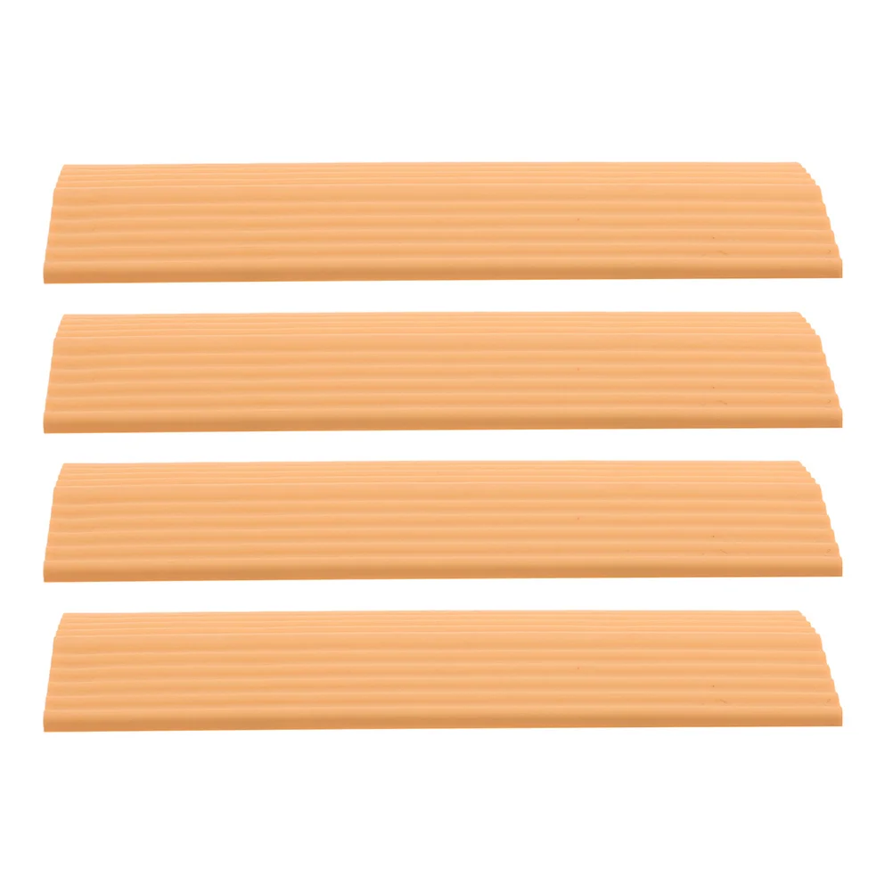 

4pcs Sweeping Robot Ramps Plastic Threshold Ramp Non-Slip For Wheelchair Scooter Home Doorway Curb Transition Mat