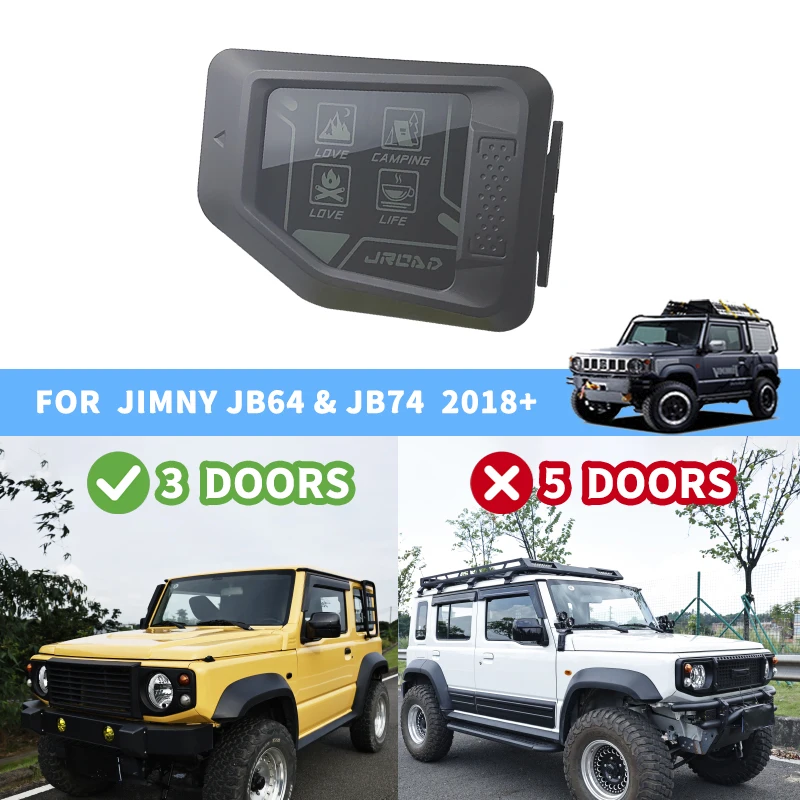 

3 Door Jimny Fuel Tank Cover Fuel Filler Tank Gas Cap Decoration Cover for Suzuki Jimny JB74 JB64 2019 2020 2022 2023 2024 2025