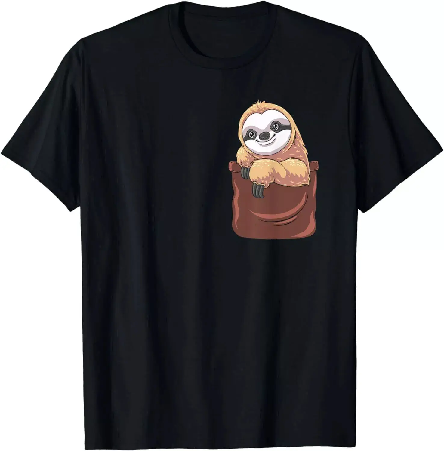 

Sloth Shirt Funny Sloth In a Pocket Lazy Animal Sloth Lover T-Shirt