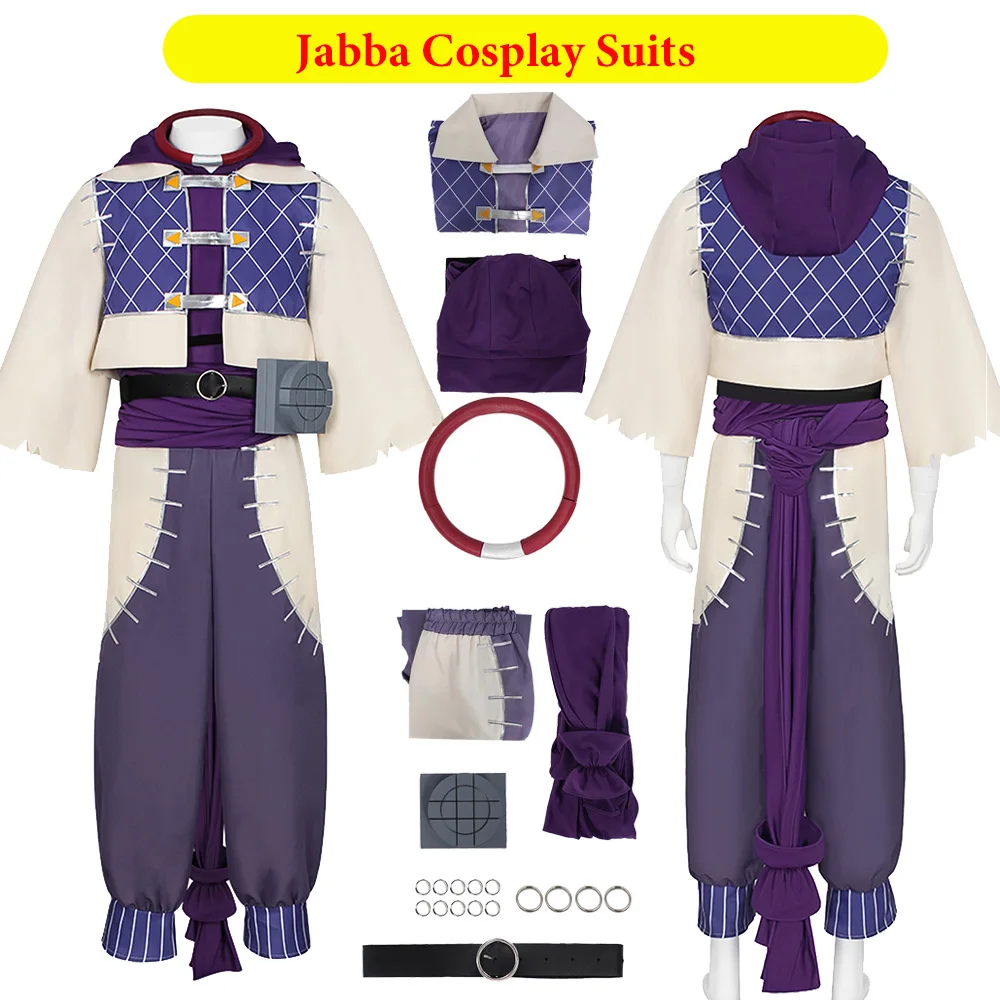 

Jabba Cosplay Costume GACHI A Game KUTA Roleplay Uniform Shirt Coat Pants Belt Adult Clothing Outfits Halloween Carnival Suit