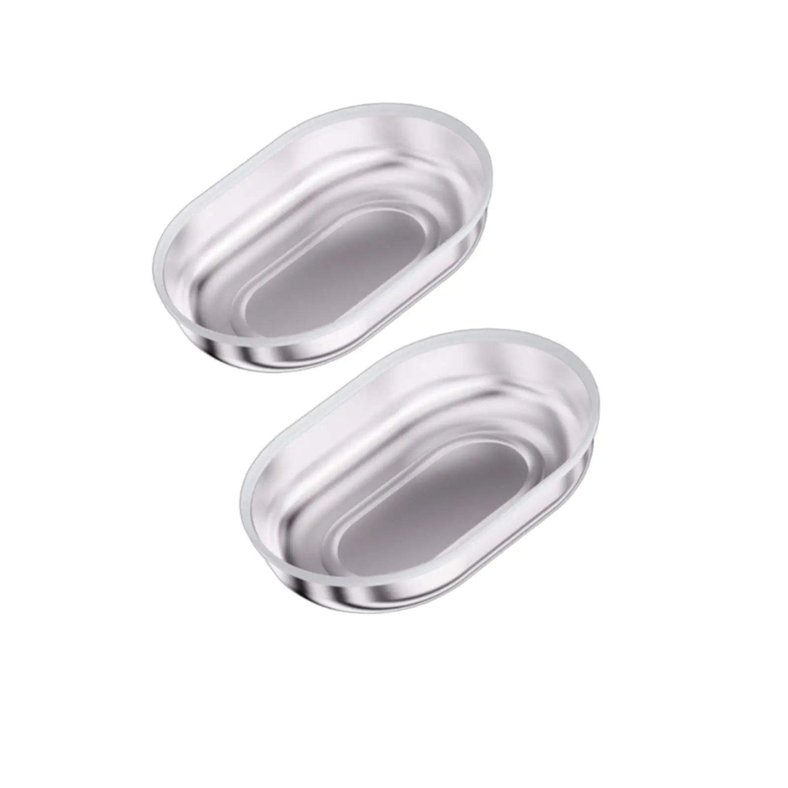 2 Pieces Replacement Bowl Long-Lasting Dish Sturdy for Indoor Feeding