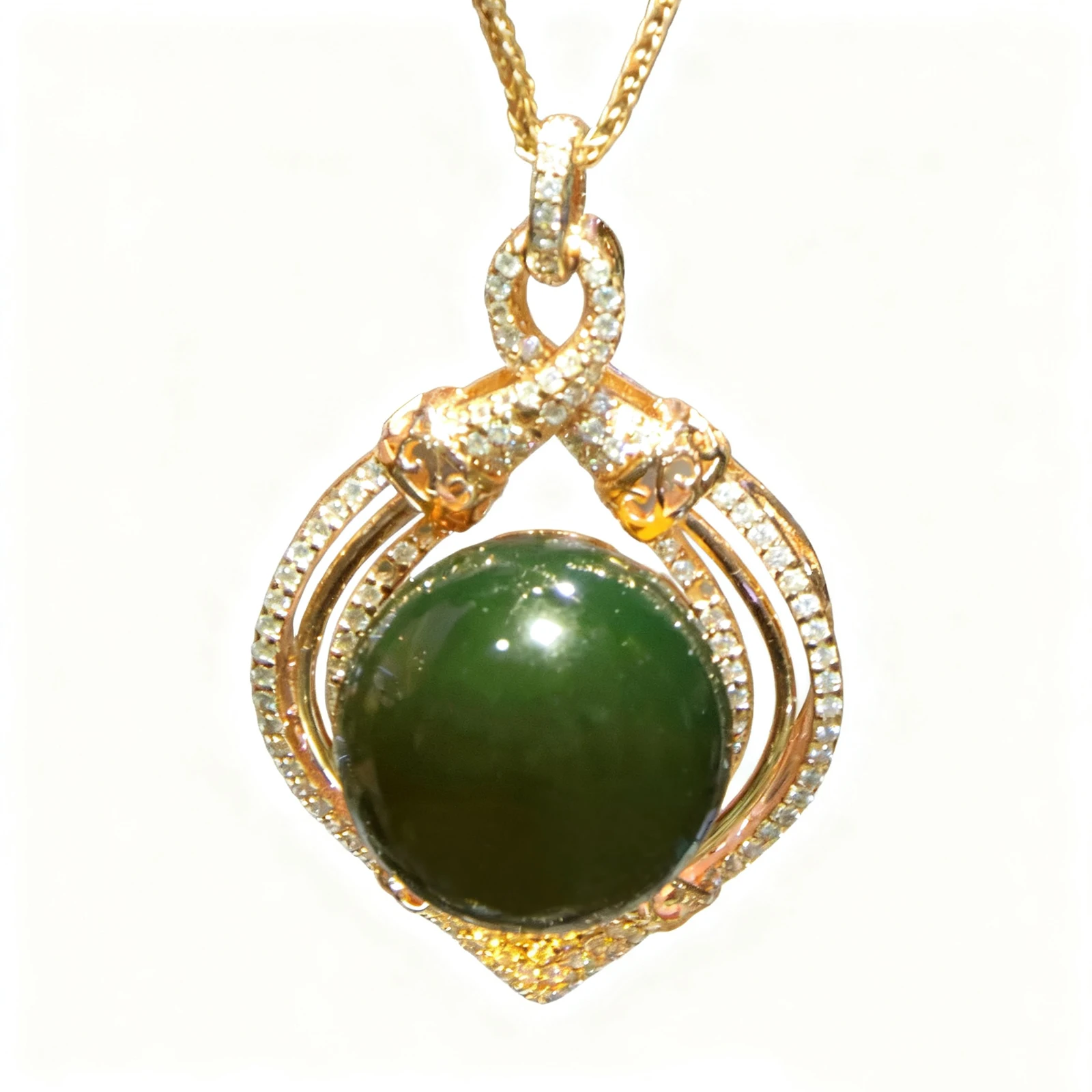 Natural Mexican Blue Amber Pendant 16mm Solid Silver Hollow Openwork Twisted Design Layered Handmade Dainty Jewelry for Women