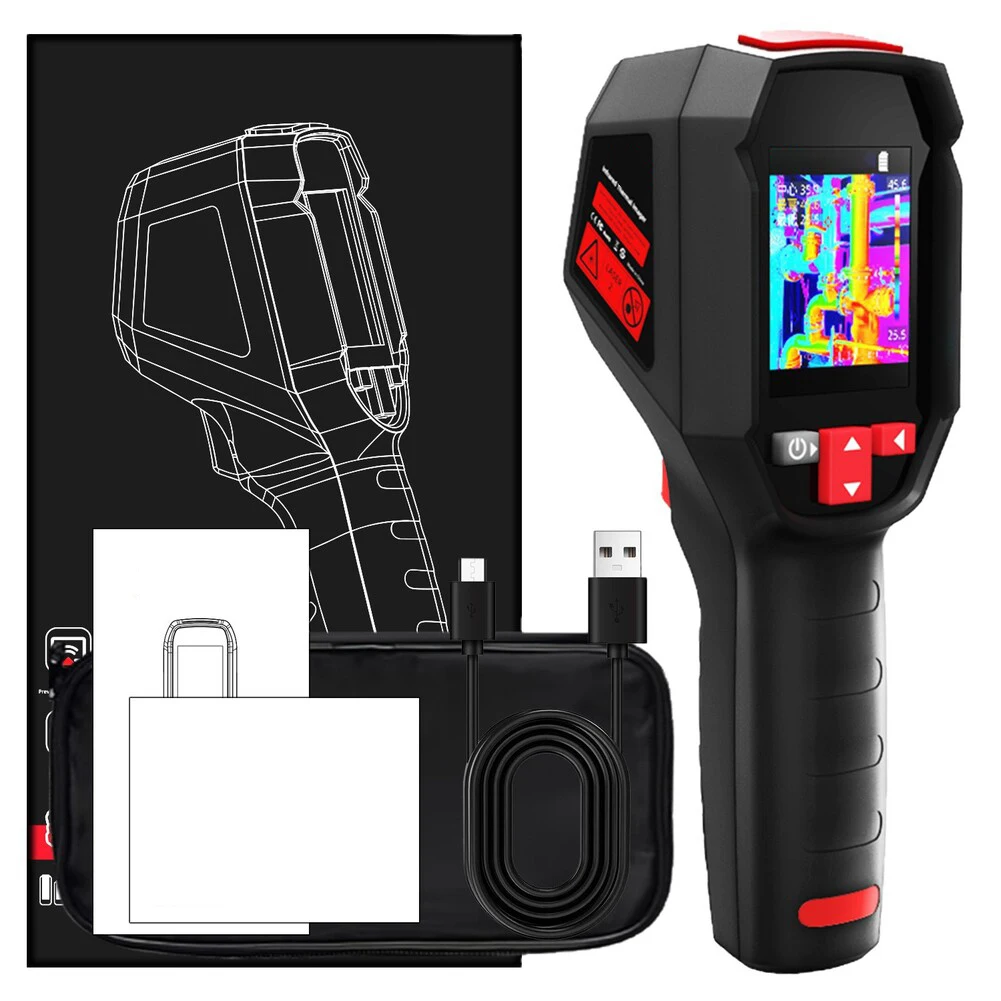 Portable thermal camera for BSIDE HX3 with 240 by 240 thermal resolution for ducted automotive HVAC inspection