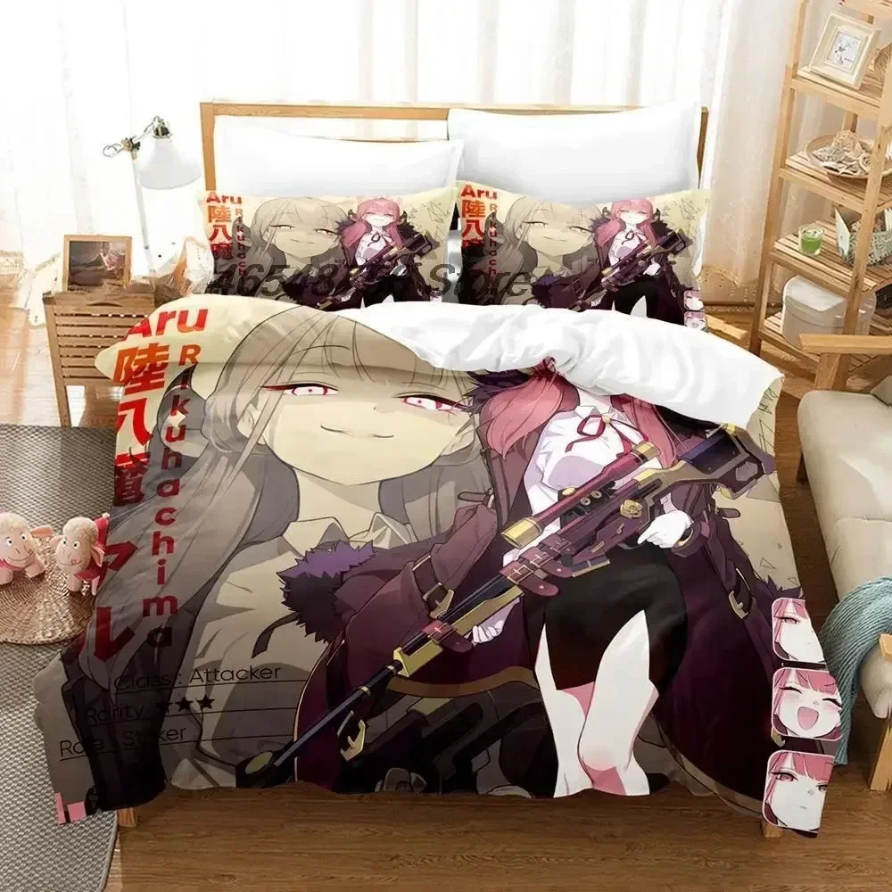 

New Blue Archive Bedding Set Single Twin Full Queen King Size Bed Set Adult Kid Bedroom Duvet cover Sets 3D Anime Bed Sheet Set
