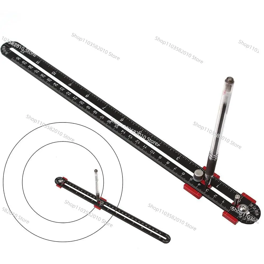 300mm Woodworking Compass, Large Scribing Compass for Drawing Circles, Carpenter Marking Tool