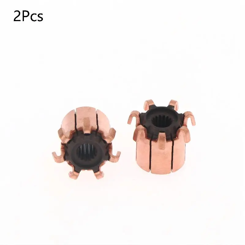 

2Pcs 11.3*3.97*12.2(12.6)*7P Electric Motor Commutator For Throttle Motor Auto Electrical Replacement For Car Repair Maintenance