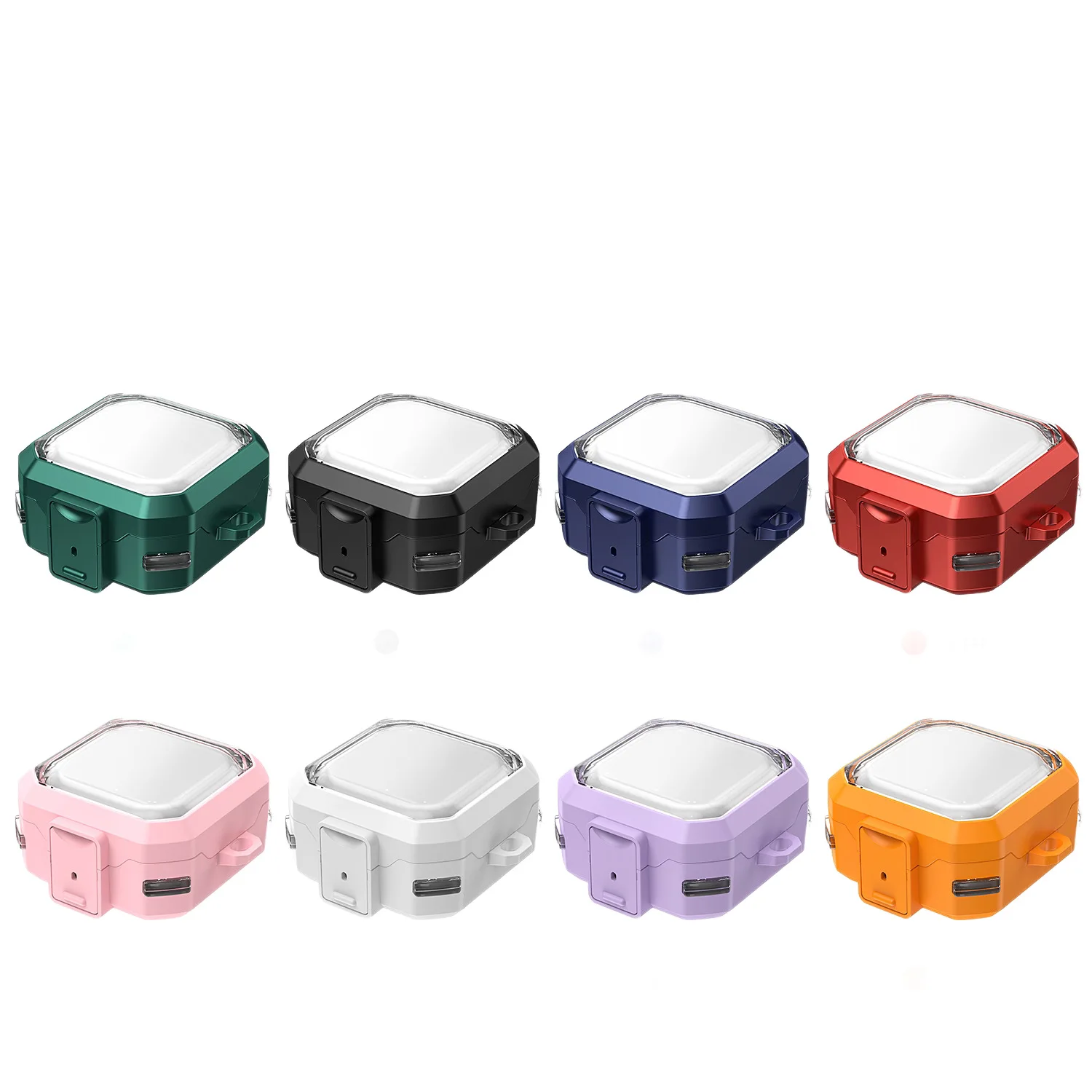 For Samsung Galaxy Buds4/buds 4pro anti drop protective case, transparent armor buckle for Samsung Buds 4pro headphone cover