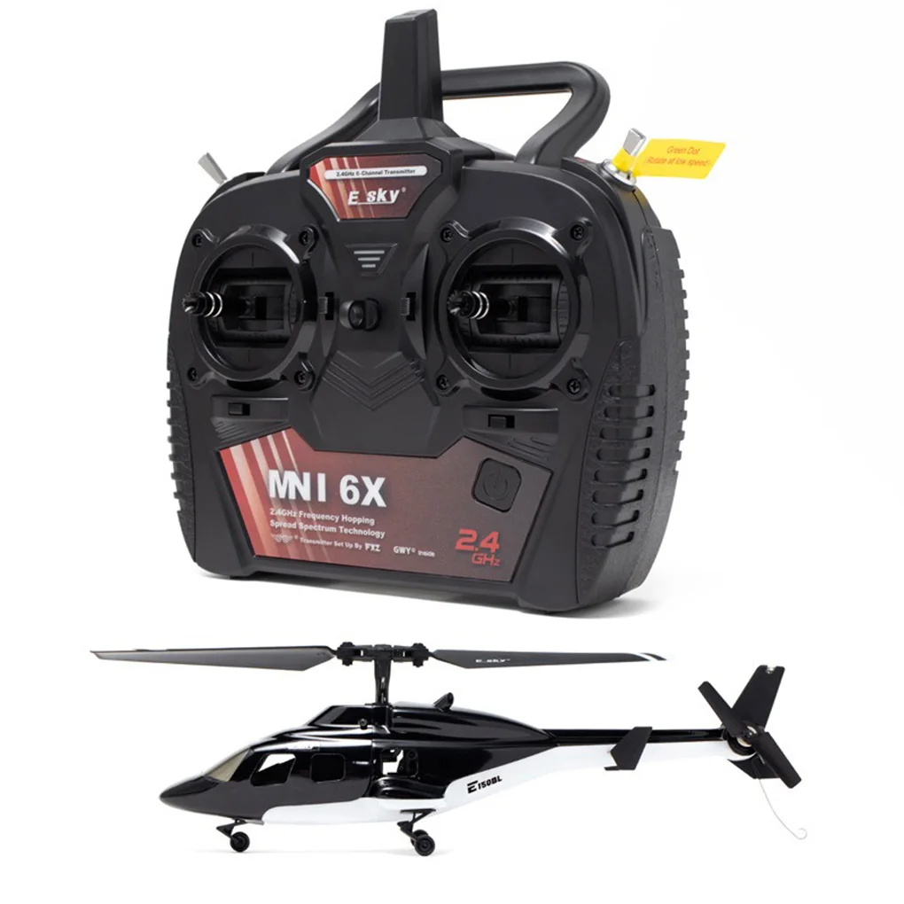 Novo 1/80 ESKY 150BL Mini Flying Wolf Helicóptero Drone de Combate Hélice Única Aileron Livre Airwolf V3 Simulação Helicóptero RC