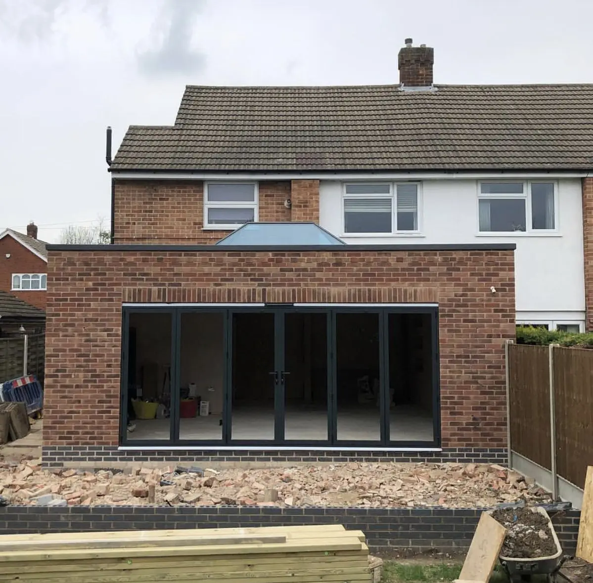 

Accordion Door Thermal Break Aluminium Profile Folding Doors for Home Decoration Double Glazed Exterior Patio Bifold Door