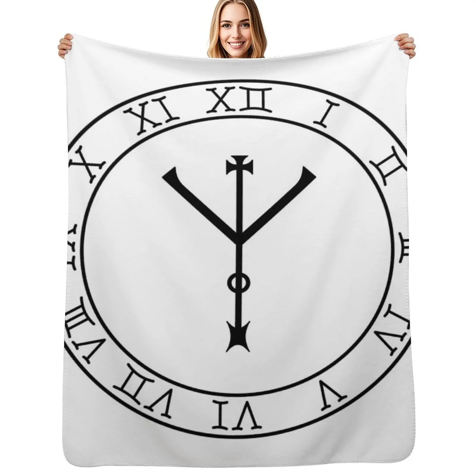 

Protection Wheel (in black) Throw Blanket Furry for sofa Thermals For Travel Blankets For Bed Blankets