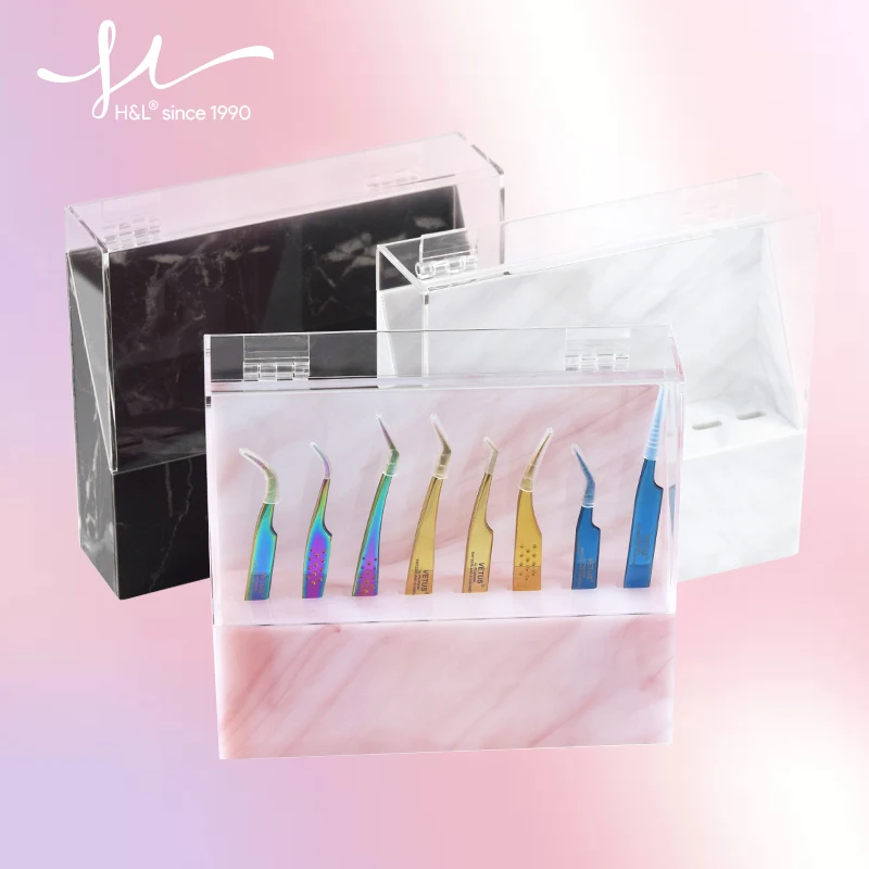 

LASHLady lash tweezer storage box display case dustproof Professional Storage for Eyelash Extension Tweezers High Quality