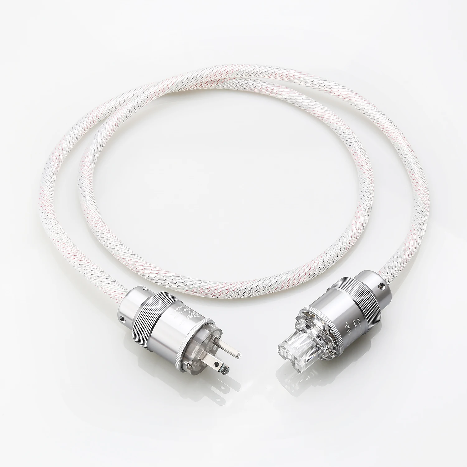 Audiophile Power Cable  7N OCC 9 Cores HIFIPower Cord with EU US/ AU Plug For Amplifier CD, Decoder, Power Wire