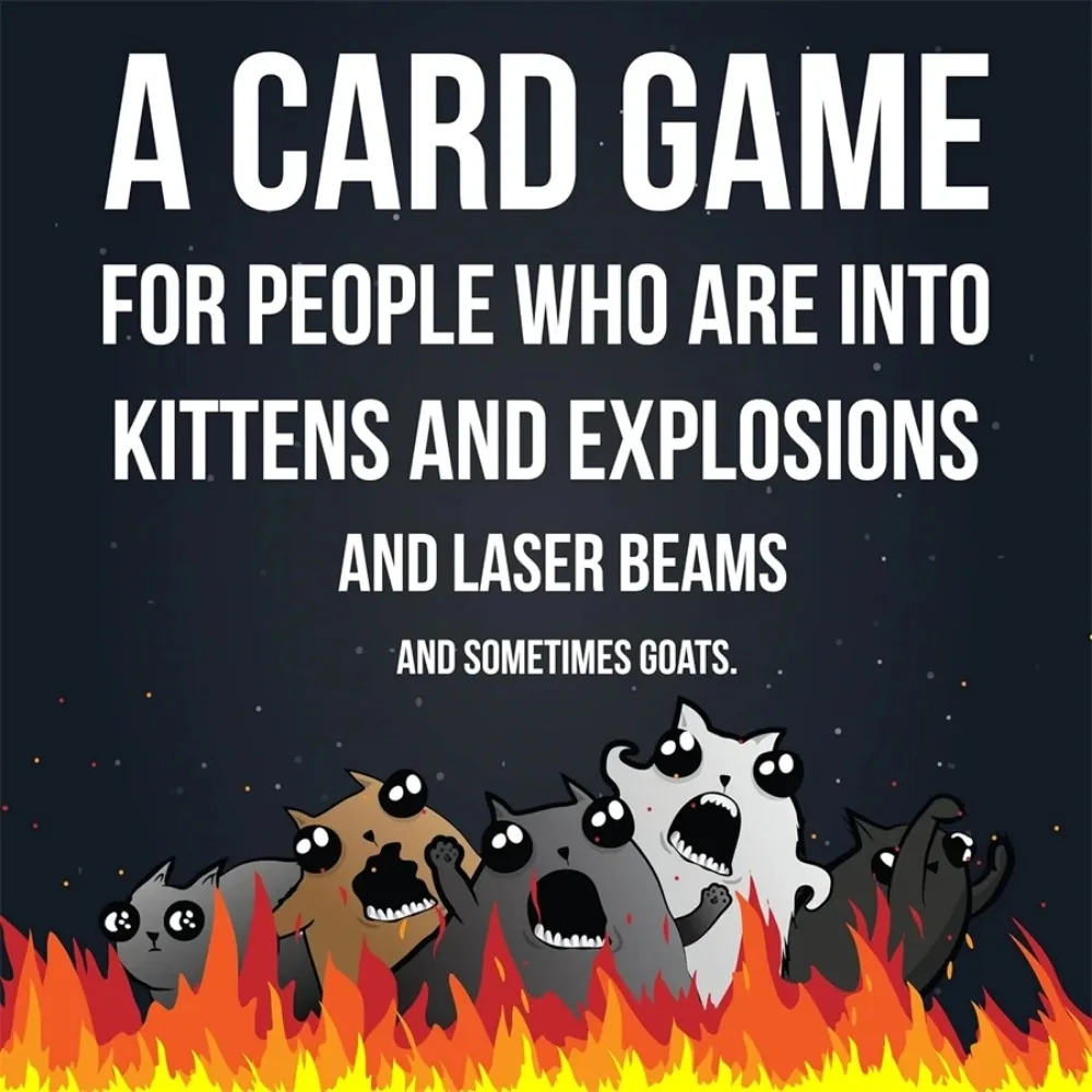 1pc family party imploding kittens expansion pack card game