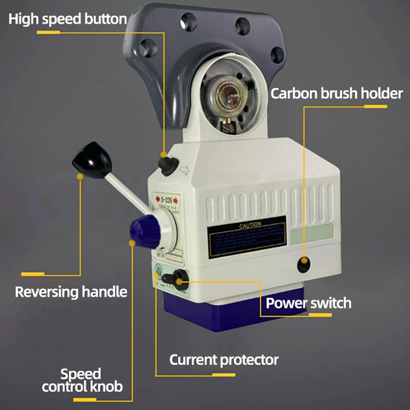 APF-500 Power Feed AC220V / 110V Power Table Feed Larger Torque Milling Machine X Y Z axis Automatic Feeder