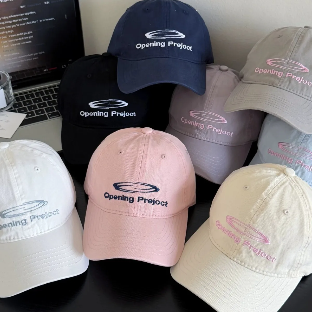 Letters Embroidery  Baseball Cap for Women Soft Top Adjustable Dad Hat Unisex Retro Casual Outdoor Sports Travel Baseball Cap