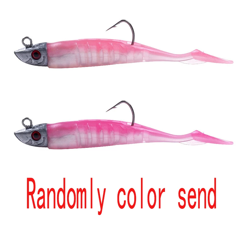 HENGJIA Jigging Head Soft Silicone Bait Wobblers 9cm15g 11cm 25g Sea Fishing Soft Lures Swimbait Peche For Bass Pike Leurre