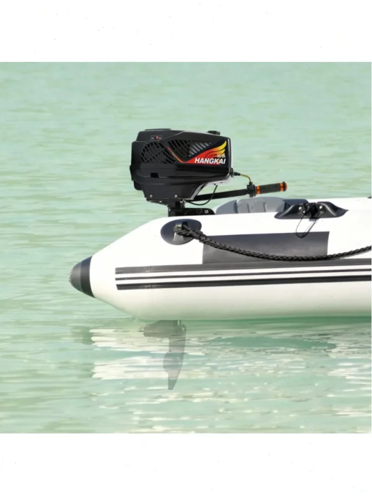 Außenbordmotor, Benzin-Außenbordmotor, 2-Takt 3,6 PS Motor, Kurzschaft, CDI-Zündung, Wasser-Luft-Kühlung, Niedriger Kraftstoffverbrauch, Marine-Bootszubehör