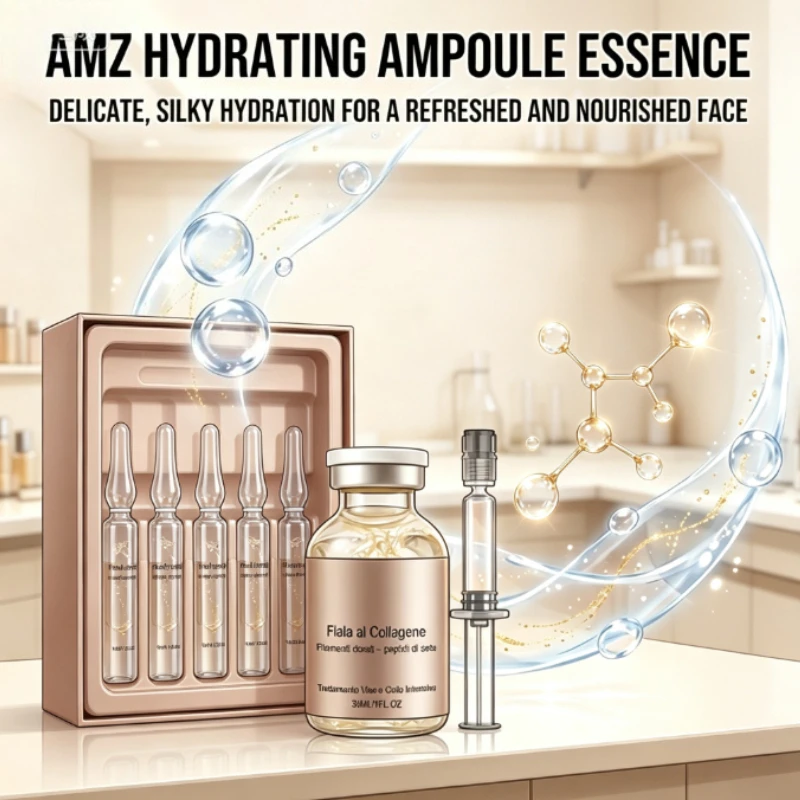 COLLAGEN Protein Thread Silk Ampoule Serum Facial Essence Anti-Aging Firming Hydrating Deep Moisturizing Fine Lines Care