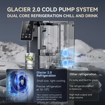 Household Countertop Reverse Osmosis Water Purifier with  Hot & Cool Water Function, Zero Installation, electronic ice - Image 4