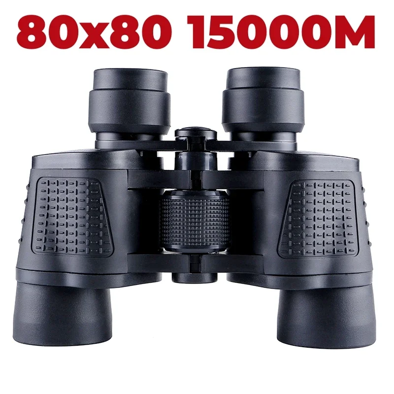 Camping Binoculars 80X80 Long Range 15000m HD High Power Telescope Tourism Binoculars Long Range Powerful Binoculars Hunting