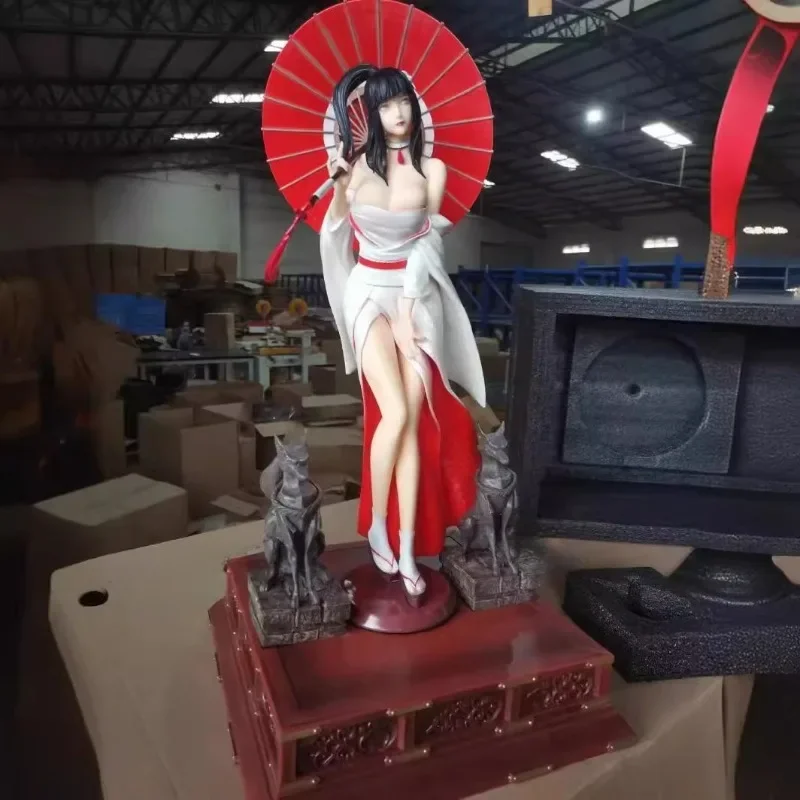 60ซม.NARUTO Figures Hyuga Hinata Action Figurine Ver. GK อะนิเมะ Action Collection PVC รูปปั้นของเล่นสําหรับของขวัญเด็ก