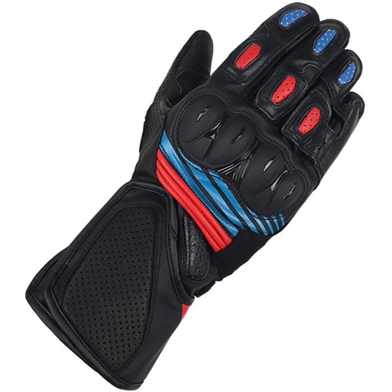 Two-X Sp-8 v3 Motorcycle Genuine Leather Men's Windproof Gloves Touch Screen Long Version Dirt Bike Motorbike Racing