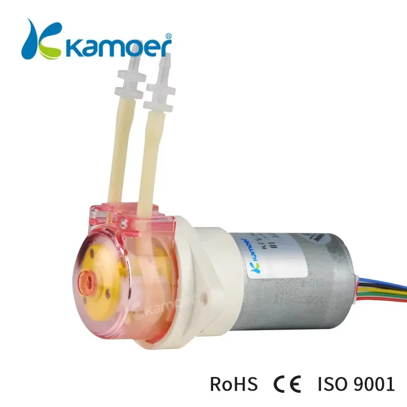KFS Brushless 12v Micro Peristaltic Pump Fluorosilicic Acid Transfer Auto Dosing Pump Magnesium Sulfate