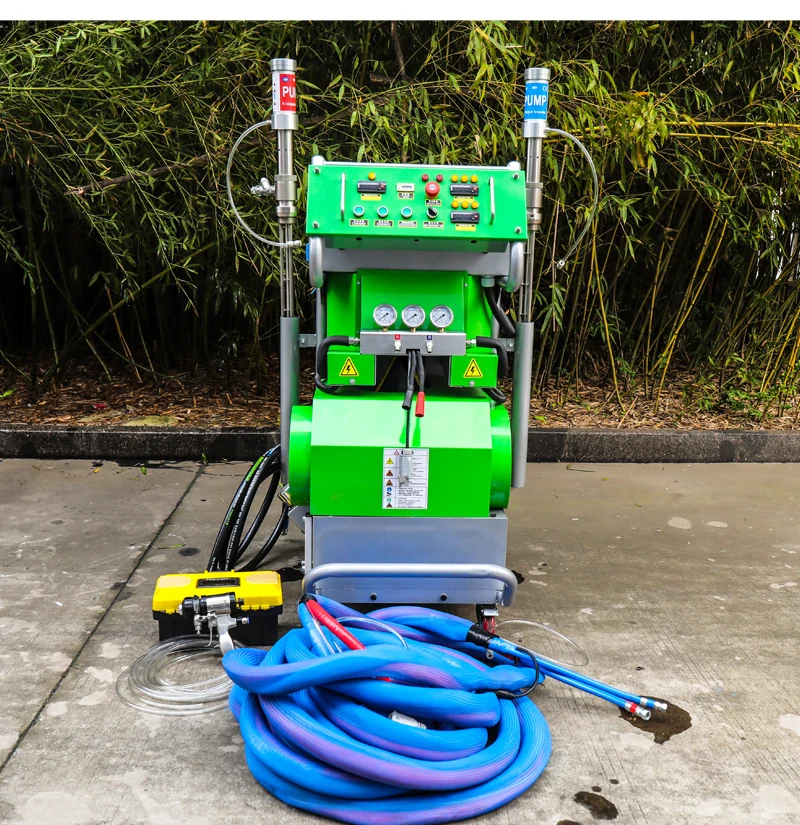 Portable Cart Type Polyurethane Spray Machine 2 Part Foam Injection Tool for Wall Roof and Container Sound Insulation