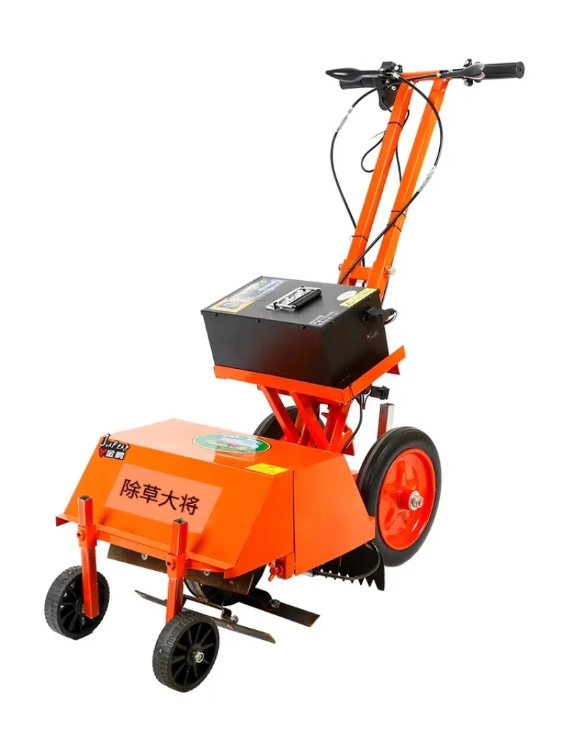 

Electric lawn mower Small household trenching machine translation Soil mowing and soil loosening Rechargeable multifunctional