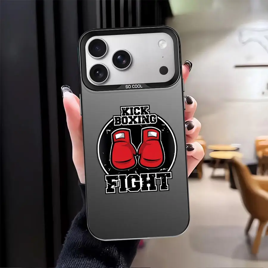 Cool Boxing King Back Phone Cover Case for iPhone 17 Pro Max 12 15 Plus 11 16 13 Pro XS XR Air 14
