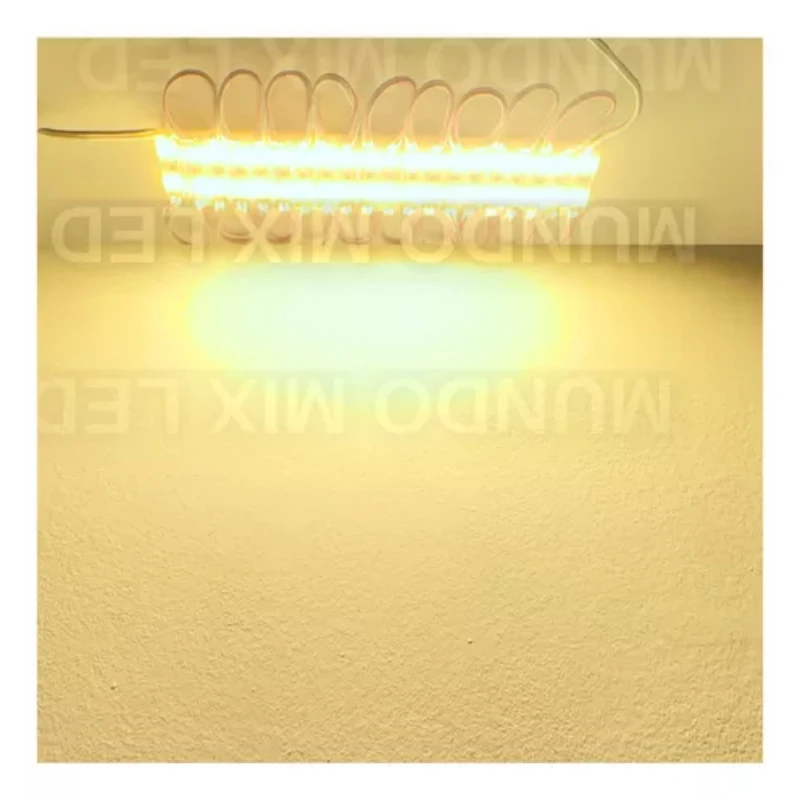 200pcs Mini  Module 12v Ip67 5050 2led Warm 3000k 27mm    Strip