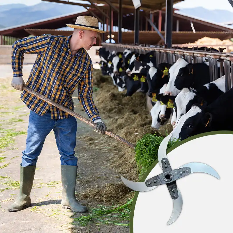 

Household Farming Grass Shredder Knife Blades Grass Cutter Vegetable Shredders Grass Crusher