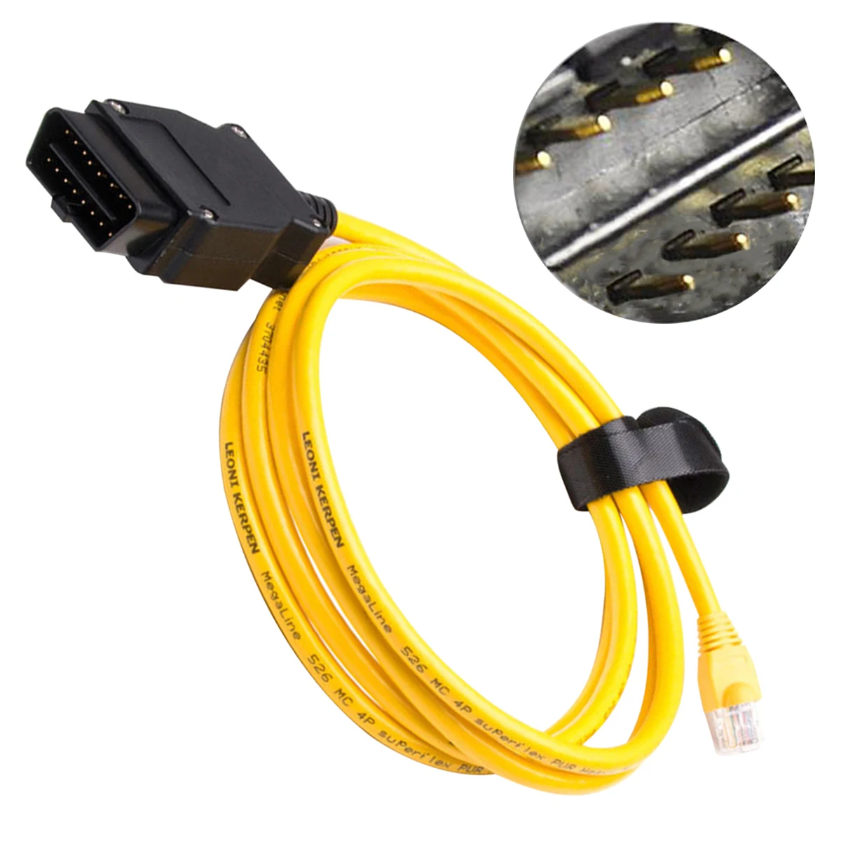 

16Pin OBD2 ENET Data Cable Network Cable Harness Interface Fit for BM-W