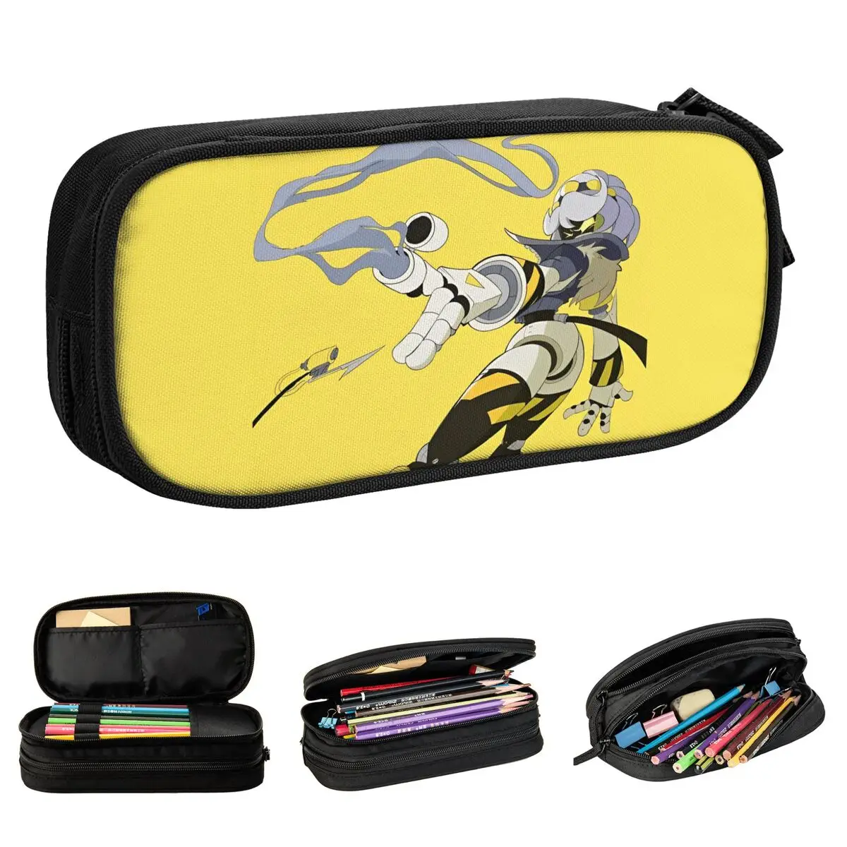 Murderdrones-Trousse à crayons Uzi N Anime, porte-stylo classique, sac pour fille et garçon, grande capacité, fournitures scolaires, étuis à fermeture éclair