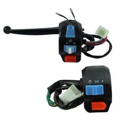 2PCS 12V Motorcycle Handlebar Control Switch Horn Turn Signal Electric Star for GY6 50cc 125cc 150cc Motor Bike Accessories