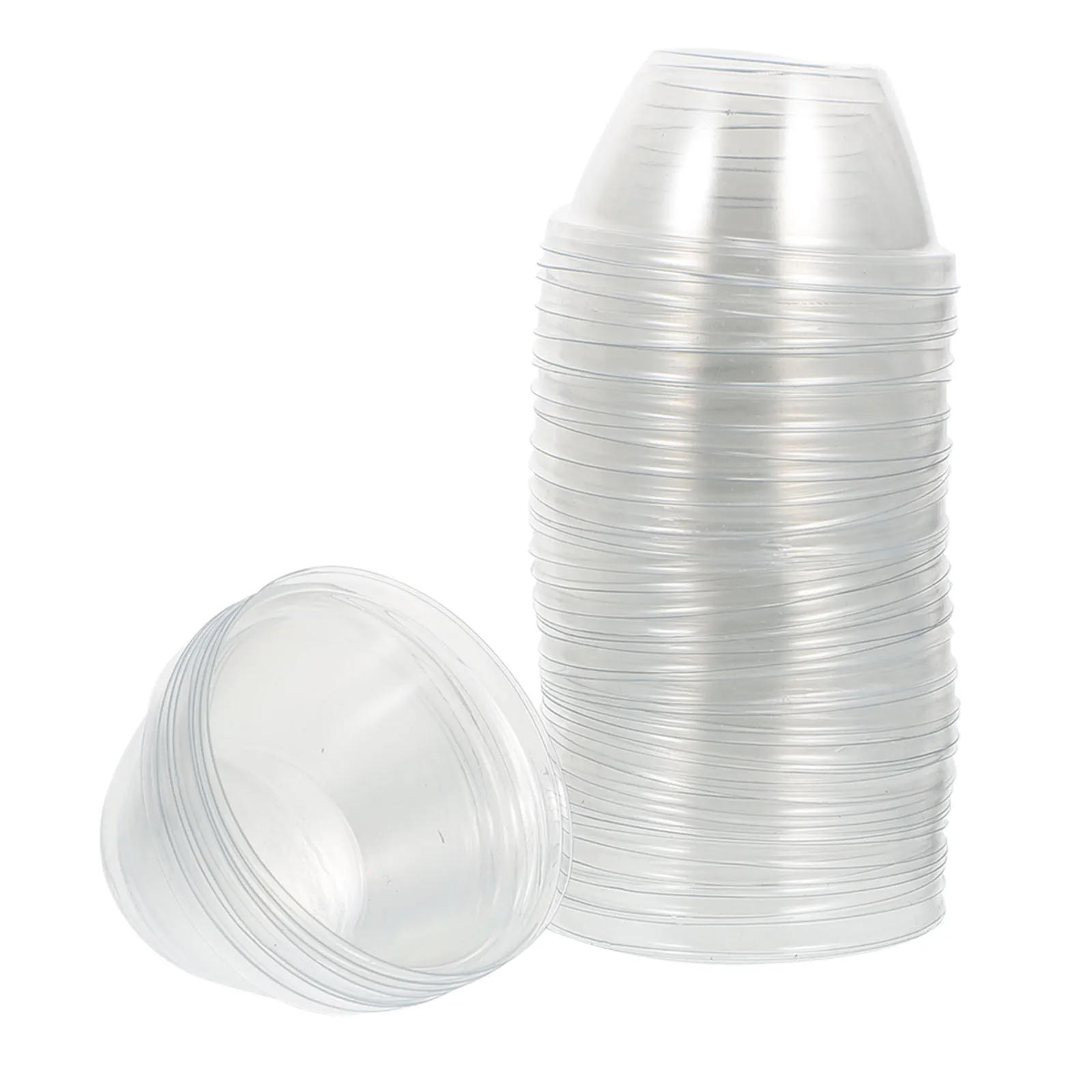 

50 Pcs Moisturizing Transparent Cover Plants Nursing Lids Practical Planting Glass Covers Plastic Durable