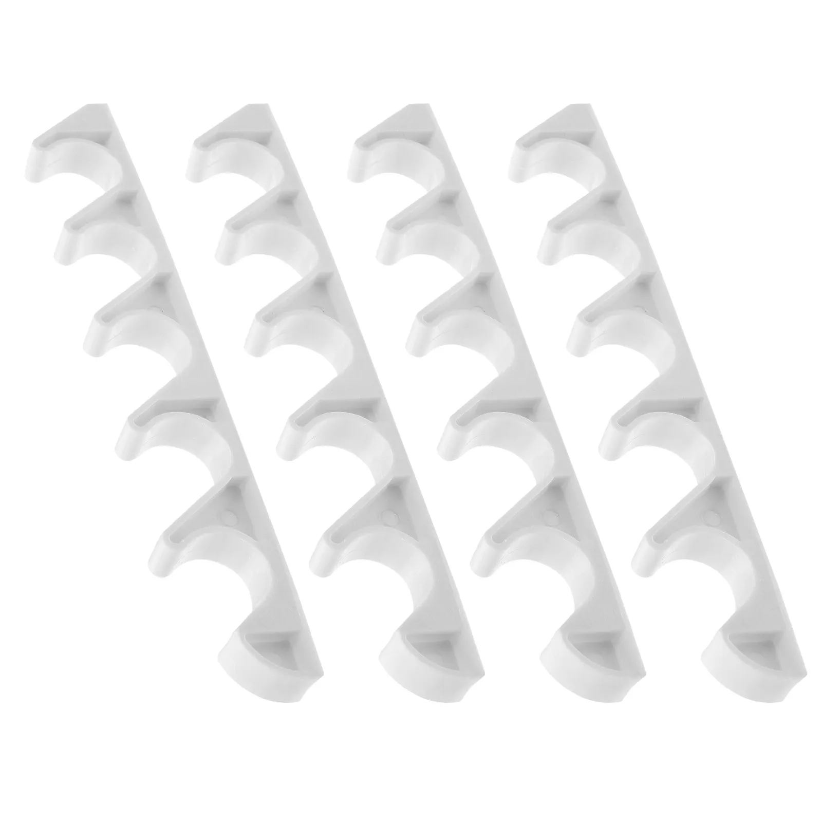 4Pcs Outdoor Folding Recliner Chair Adjuster Clips Five Position Support Buckle Set Patio Garden Furniture Replacement Parts