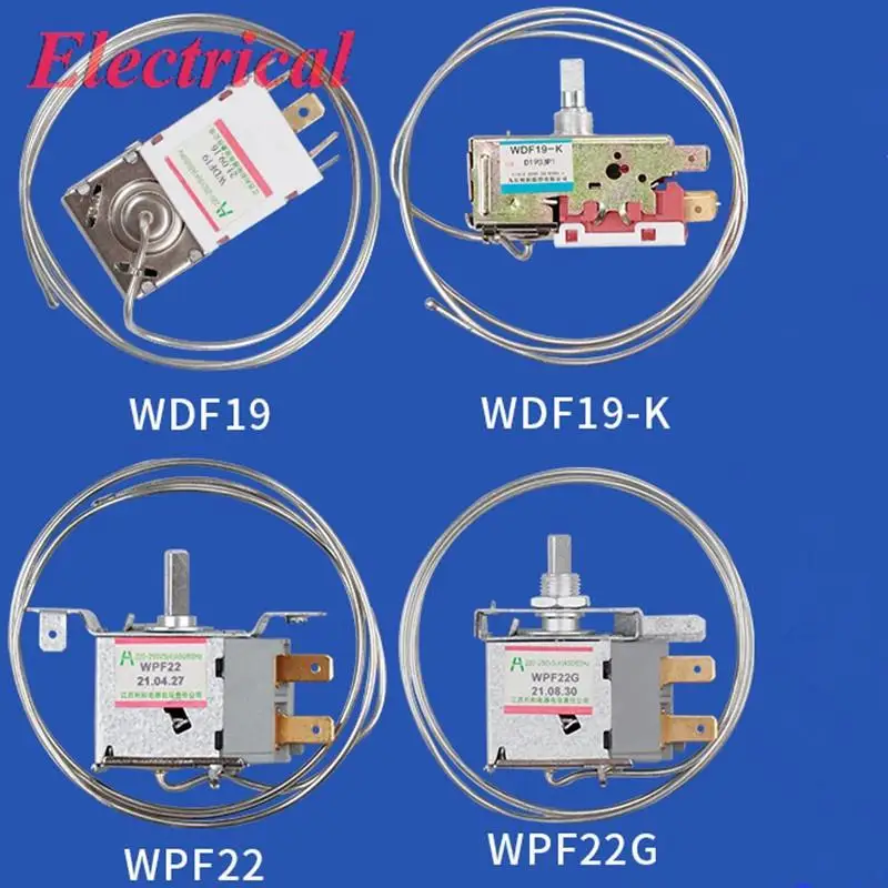 1pc Frigorifero Termostato Parti del frigorifero Regolatore di temperatura in metallo per uso domestico WDF18 WDF19 WDF20 WDF29 WPF22 WPF22G