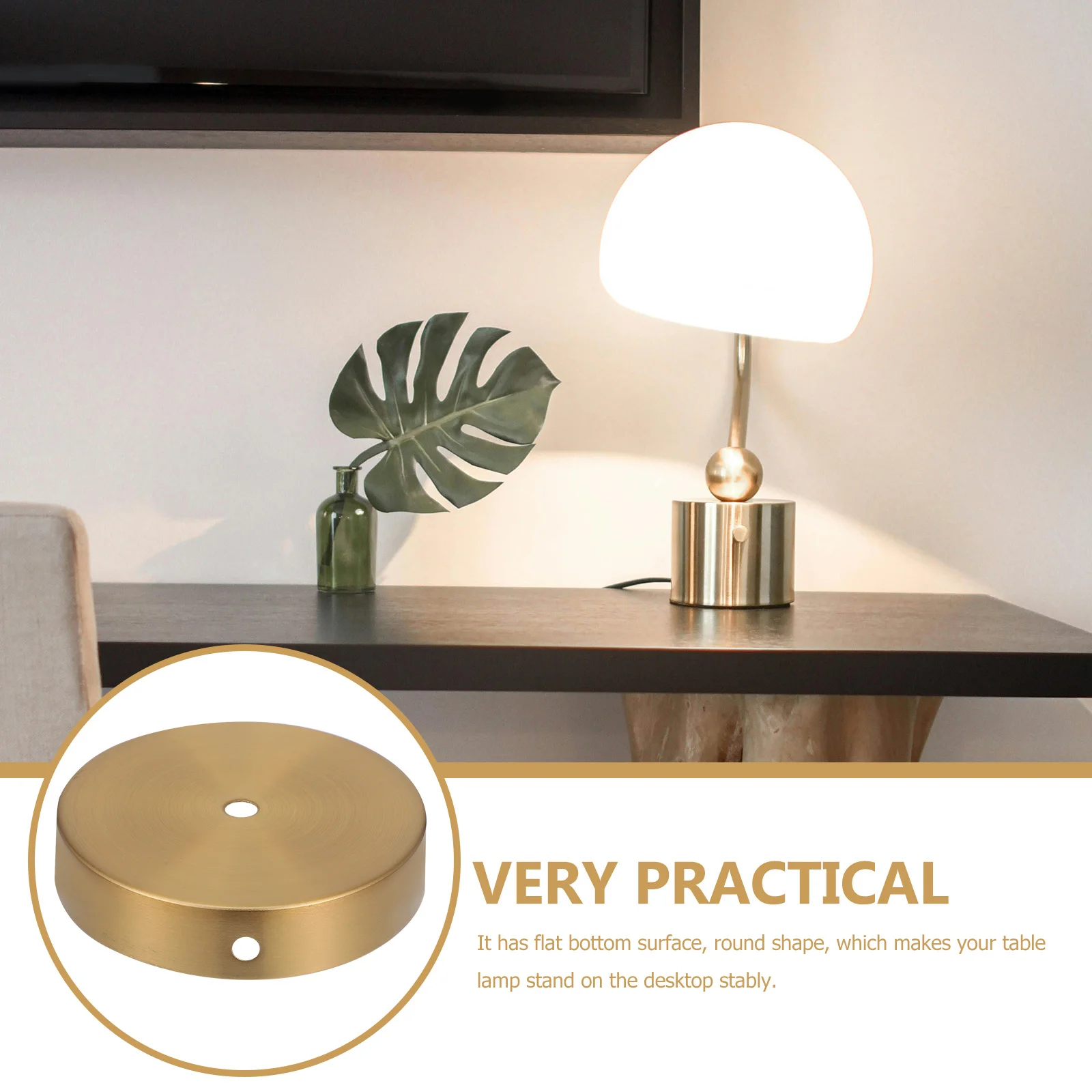 

Iron Table 120x25 Round Flat Bottom LED Display Metal Led Light Display Base Stand Craft Accessories Metal Lamp Base