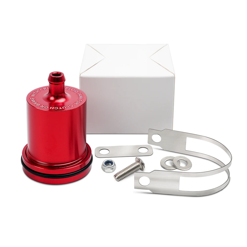 Bartoo-Aluminum Alloy Universal Motorcycle Brake Clutch Master Cylinder Oil Fluid Reservoir Tank Cup HB916