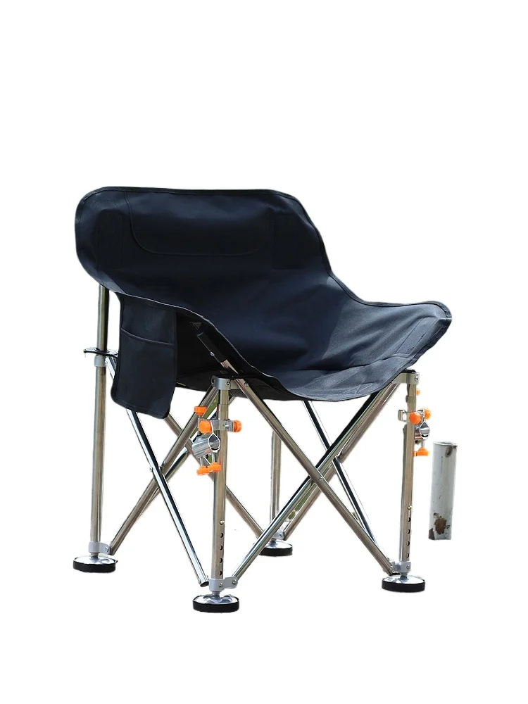 

Multi-function all-terrain folding chair light stainless steel fishing fishing chair