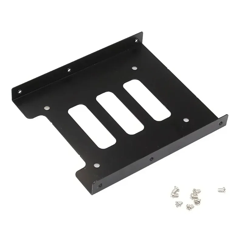 Useful 2.5 To 3.5 Inch SSD HDD Inclosure Metal Mounting Adapter Bracket Dock For Desktop Laptop PC SSD Server 10 pcs