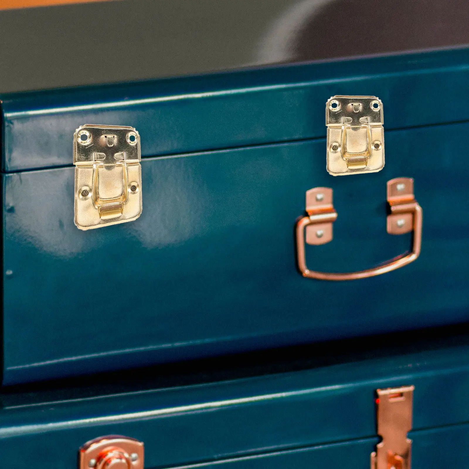 

6Pcs Transparent Lock Hasp Latch for Small Jewelry Boxes Wooden Cabinets Makeup Storage DIY Craft Projects Clear Hinge Buckle