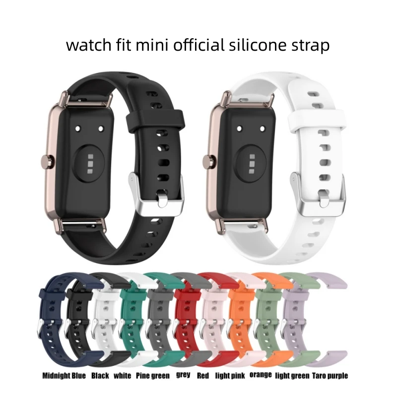 1pcs Silicone Strap For Huawei Band Fit Mini Strap Bracelet Replacement Smart Wristband Accessories For Huawei Watch Fit Mini