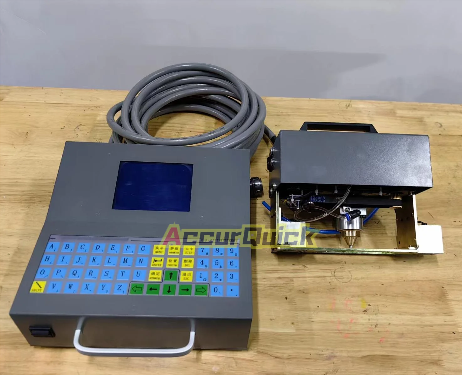 AQ0815 Dot Peen Mechanical Processing Marking Machine With High Precise Stepper Motor
