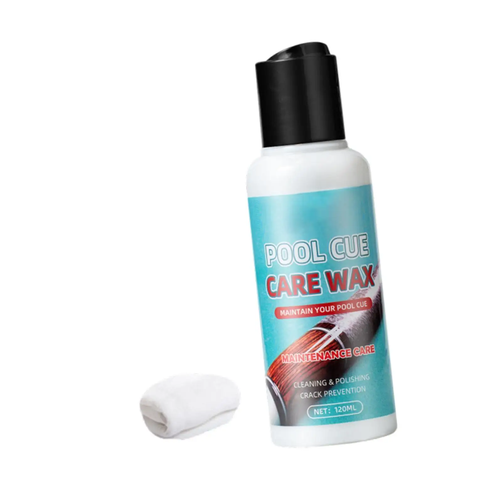 

Pool Cue Shaft Conditioner Cleaning Oil Convenient Billiard Cue Care Wax Kit for Cue Stick Maintenance and Repair