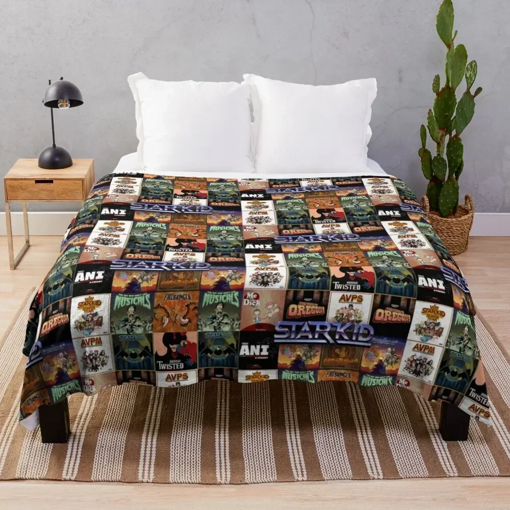 

Starkid collage Throw Blanket Modern Design Soft Blanket for Home Decor